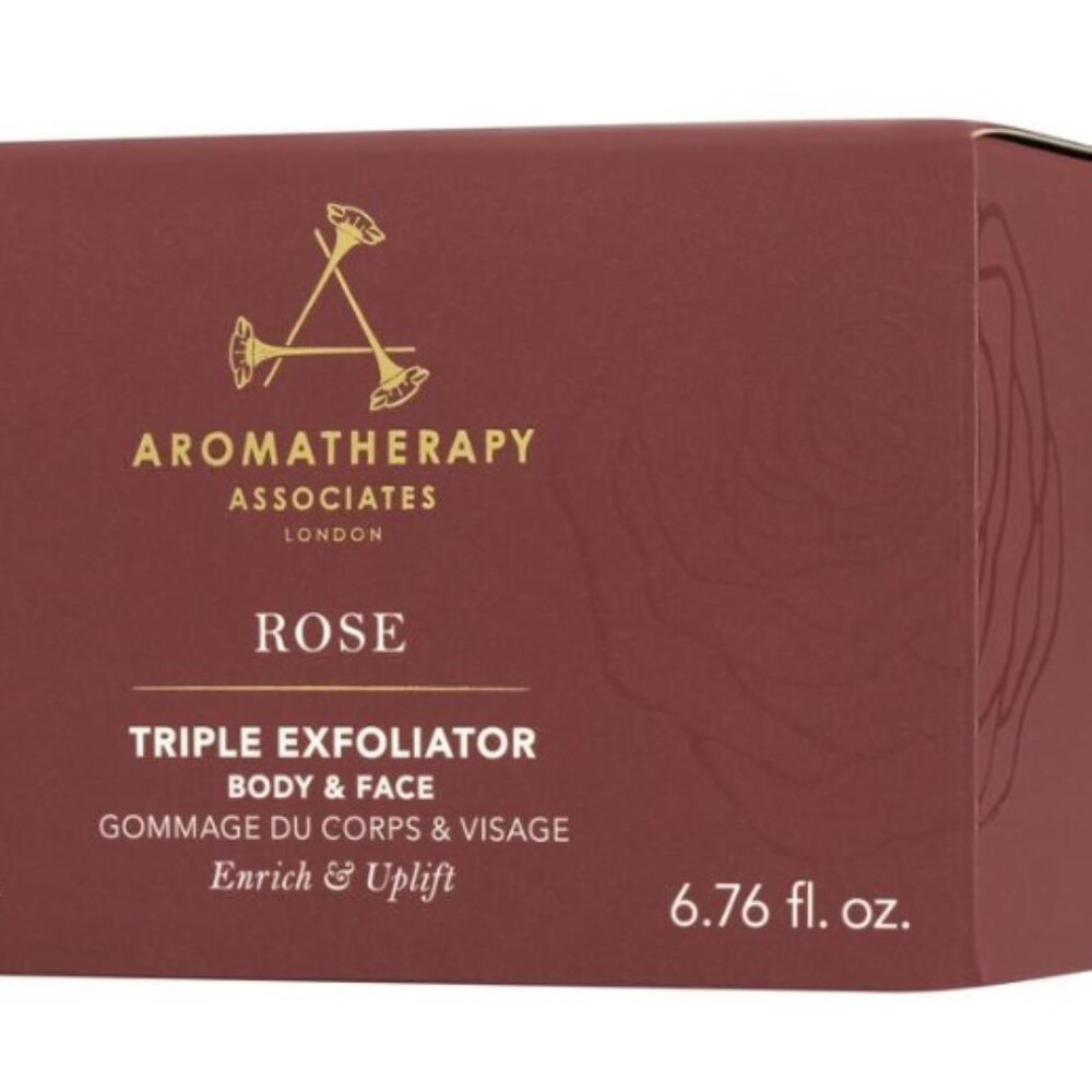 Rose Triple Exfoliator Body & Face Scrub – 6.76 fl oz Aromatherapy Associates